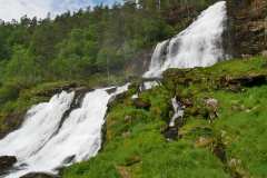 Svandalsfossen, kurz vor Sauda