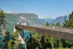 Aussichtsplattform am Aurlandsfjord