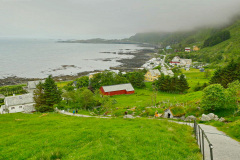 Insel Runde, steiler Anstieg zu den Puffins