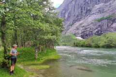 Camping Trollveggen, Wanderung vom PlatzCamping Trollveggen, Wanderung vom Platz