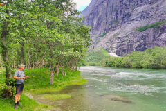 Camping Trollveggen, Wanderung vom PlatzCamping Trollveggen, Wanderung vom Platz