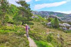 Wanderung von Skroyla Parkplatz zum Solifjell