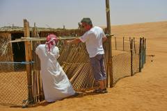 Einladung ins Beduinenzelt in der Wahiba Wüste, Oman