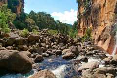 Wanderung zu den Tugela Falls, Drakensberge