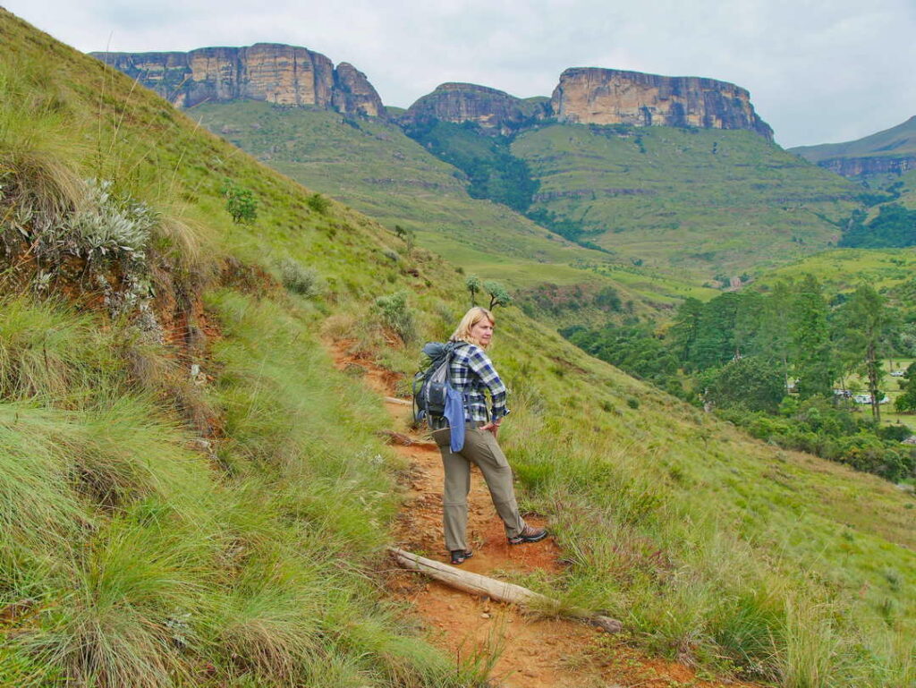 Wanderung zu den Tiger Falls, Drakensberge